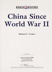 Cover of China since WW II by Michael V. Uschan