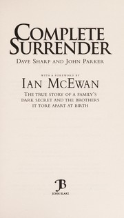 Cover of Complete surrender by Dave Sharp