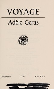 Cover of Voyage by Adèle Geras