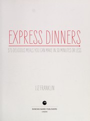 Cover of Express dinners by Liz Franklin
