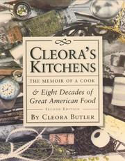 Cover of Cleora's kitchens by Cleora Butler