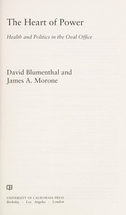 Front cover of The heart of power by David Blumenthal