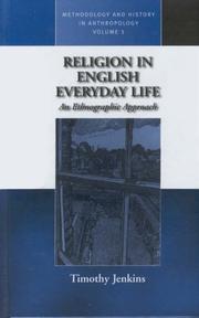 Front cover of Religion in English Everyday Life by Timothy Jenkins