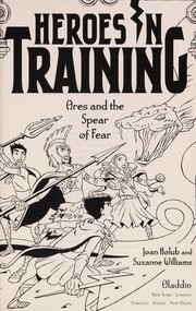 Front cover of Ares and the spear of fear by Joan Holub