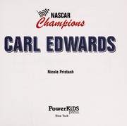 Cover of Carl Edwards by Nicole Pristash