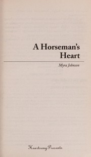 Cover of A horseman's heart by Myra Johnson