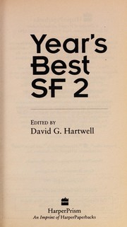 Front cover of Year's best SF 2 by David G. Hartwell
