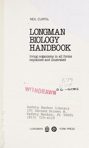 Front cover of Longman Biology Handbook by Neil Curtis