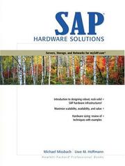 Front cover of SAP hardware solutions by Michael Missbach