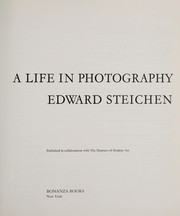 Cover of A life in photography by Edward Steichen