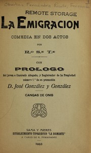 Front cover of La emigración by Fernando Fernández Rosete