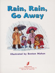 Cover of Rain, rain, go away by Unknown