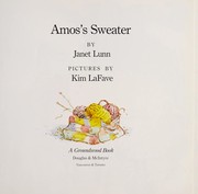 Front cover of Amos's sweater by Janet Lunn