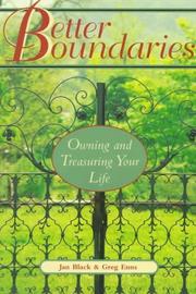 Cover of Better boundaries by Jan Black