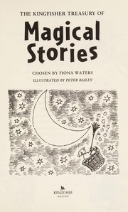 Front cover of The Kingfisher treasury of magical stories by Fiona Waters