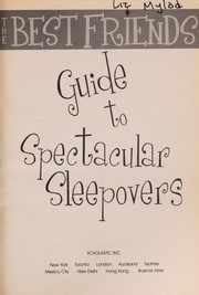 Front cover of The best friends guide to spectacular sleepovers by Gill Sutherland
