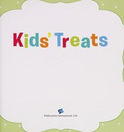 Front cover of Kids' treats by Publications International, Ltd