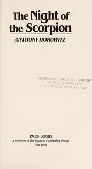 Front cover of The night of the scorpion by Anthony Horowitz