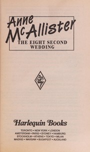 Cover of Eight Second Wedding by Anne McAllister