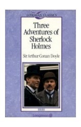 Front cover of Three Adventures of Sherlock Holmes [adaptation] by Frances Johnston