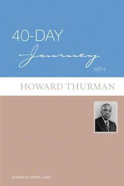 Front cover of 40-day journey with Howard Thurman by Howard Thurman