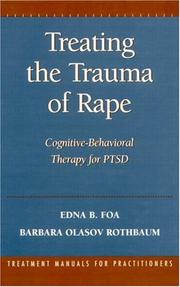 Front cover of Treating the trauma of rape by Edna B. Foa