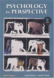 Front cover of Psychology in Perspective (3rd Edition) by Carol Tavris