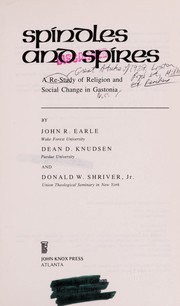 Cover of Spindles and spires by John R. Earle