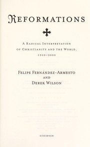 Cover of Reformations by Felipe Fernández-Armesto