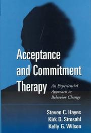Cover of Acceptance and commitment therapy by Steven C. Hayes