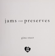 Cover of Jams and preserves by Gina Steer