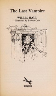 Cover of Last Vampire by Willis Hall