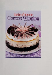 Front cover of Taste of home contest winning annual recipes by Catherine Cassidy