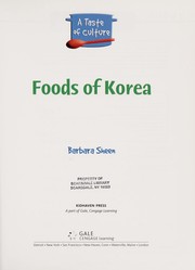 Front cover of Foods of Korea by Barbara Sheen
