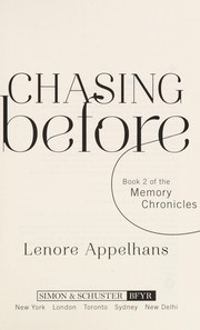 Cover of Chasing before by Lenore Appelhans