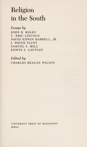Front cover of Religion in the South by Boles, John B.