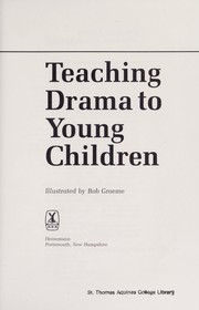 Front cover of Teaching drama to young children by Mem Fox
