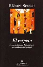 Front cover of Respect in a World of Inequality by Richard Sennett