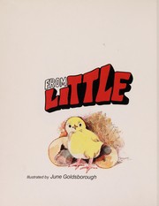 Front cover of From little to big by Eleanor Graham Vance