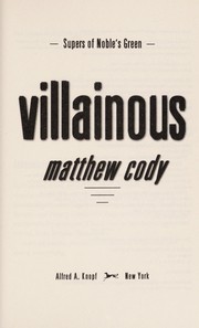 Cover of Villainous by Matthew Cody