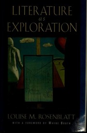 Cover of Literature as exploration by Louise M. Rosenblatt