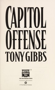 Cover of Capitol offense by Tony Gibbs