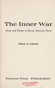 Cover of The inner war by Paul A. Lacey