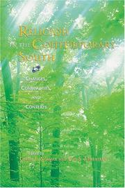 Front cover of Religion in the contemporary South by Corrie E. Norman