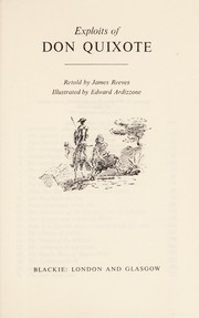 Front cover of Exploits of Don Quixote by James Reeves
