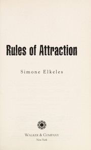 Front cover of Rules of attraction by Simone Elkeles