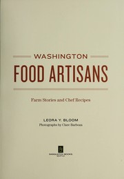 Front cover of Washington food artisans by Leora Y. Bloom