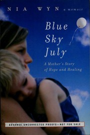 Front cover of Blue sky July by Nia Wyn