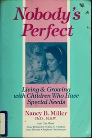 Cover of Nobody's Perfect by Nancy B. Miller