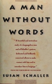 Cover of A man without words by Susan Schaller